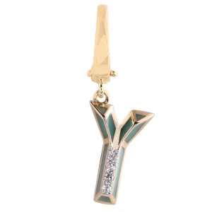 Ceramic Alphabet charm RDCH0031GG-Y RDCH0031GG-Y