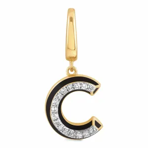 Ceramic Alphabet charm RDCH0031PB-C RDCH0031PB-C