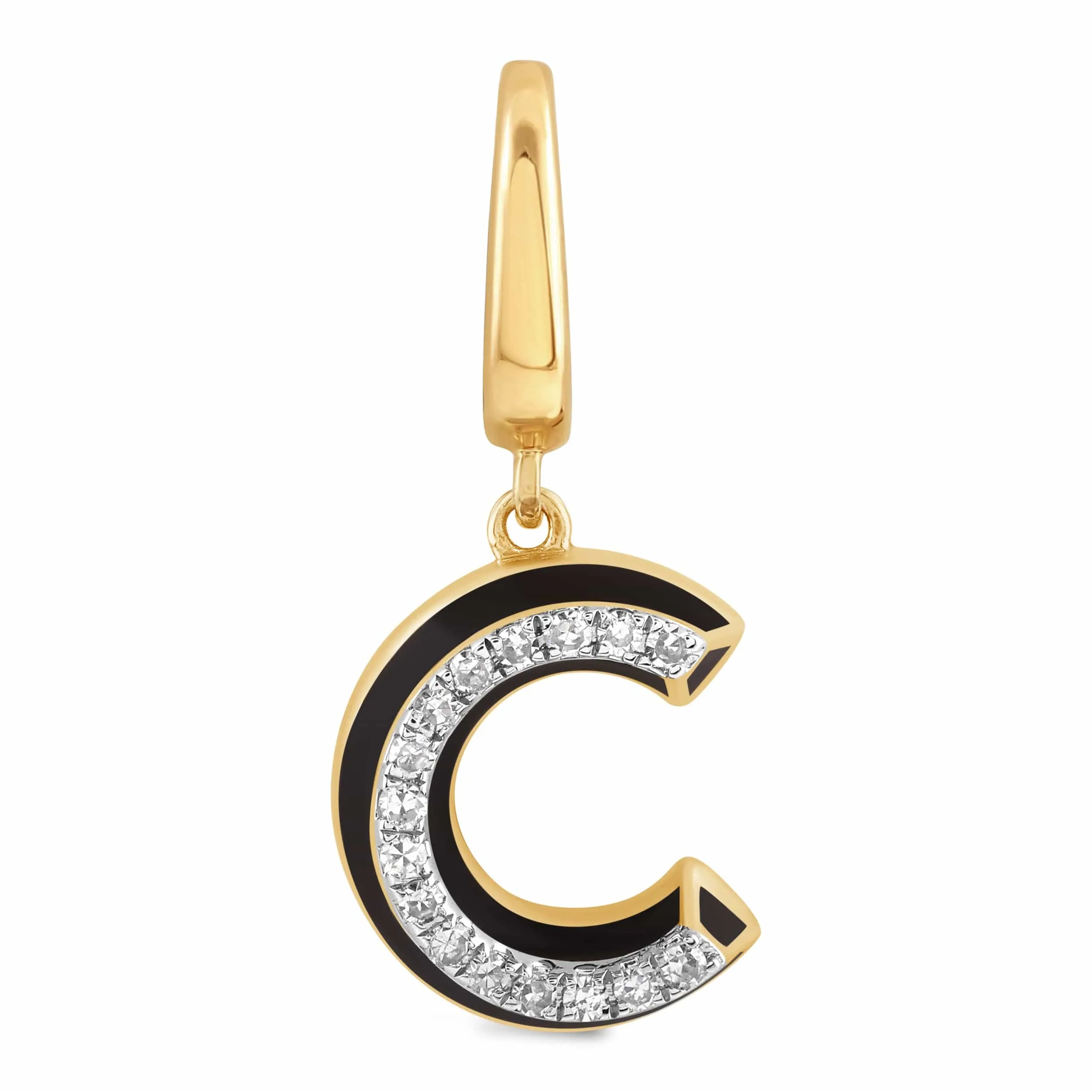 Ceramic Alphabet charm RDCH0031PB-C RDCH0031PB-C