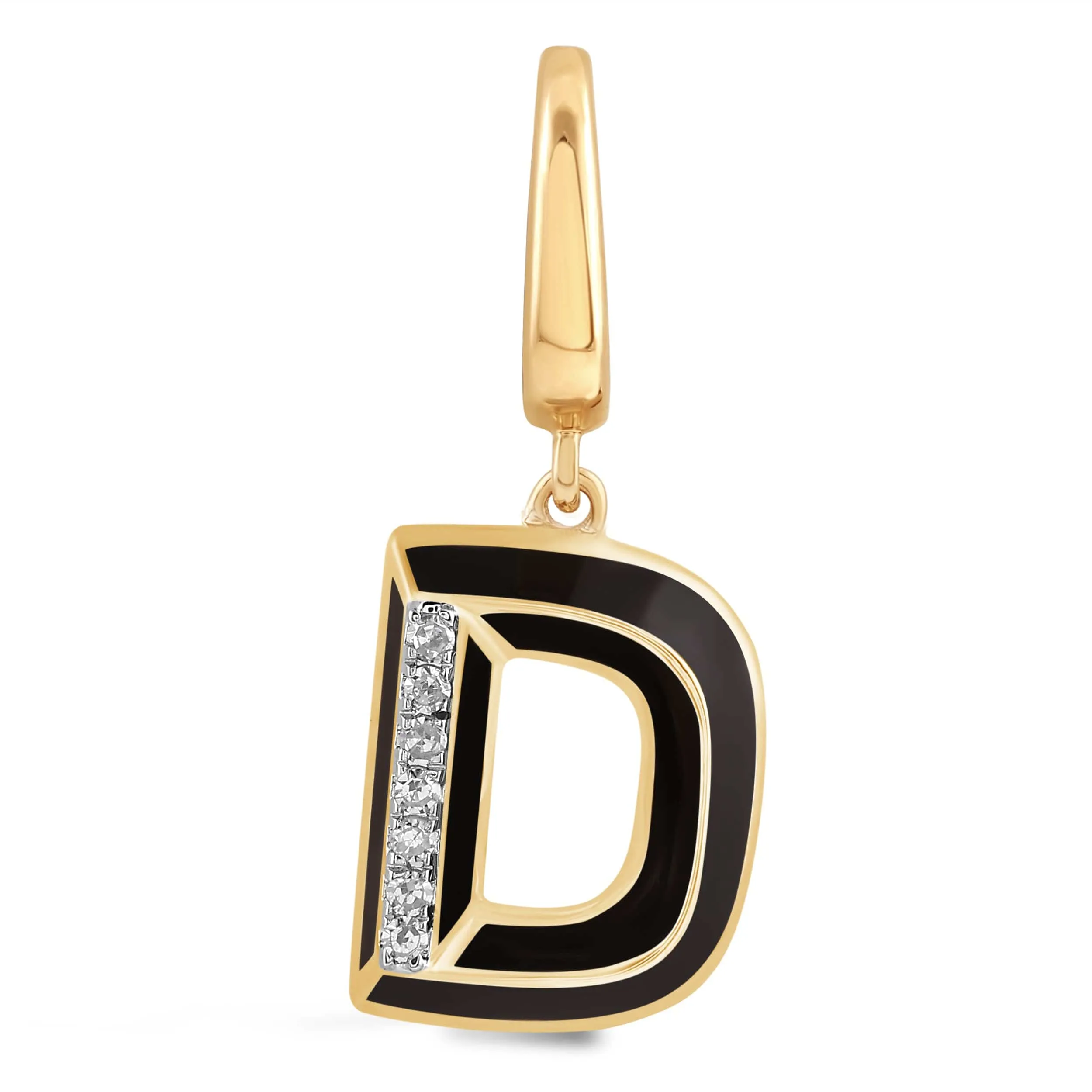 Ceramic Alphabet charm RDCH0031PB-D RDCH0031PB-D