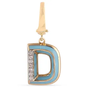 Ceramic Alphabet charm RDCH0031RB-D RDCH0031RB-D