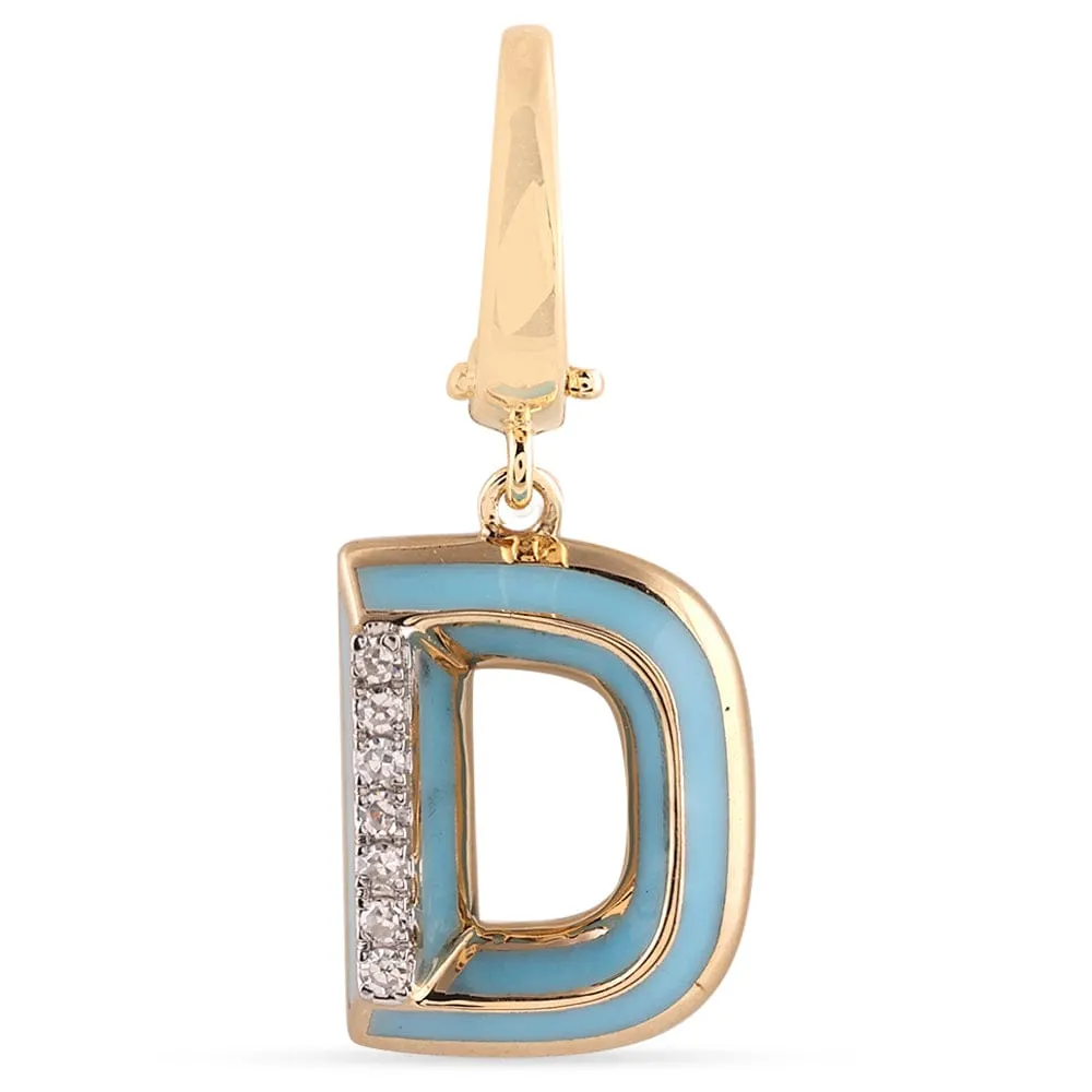 Ceramic Alphabet charm RDCH0031RB-D RDCH0031RB-D
