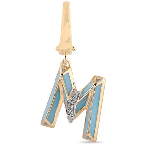 Ceramic Alphabet charm RDCH0031RB-M RDCH0031RB-M