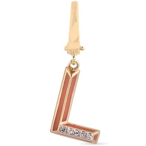 Ceramic Alphabet charm RDCH0031SC-L RDCH0031SC-L