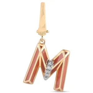 Ceramic Alphabet charm RDCH0031SC-M RDCH0031SC-M