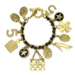 Chanel Icon Bracelet Gold 94A