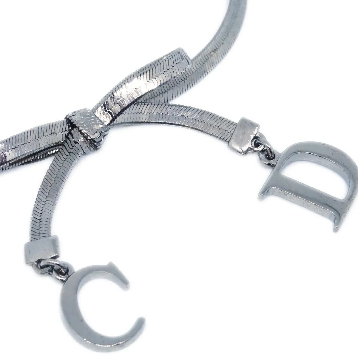 Christian Dior Bow Bracelet Silver
