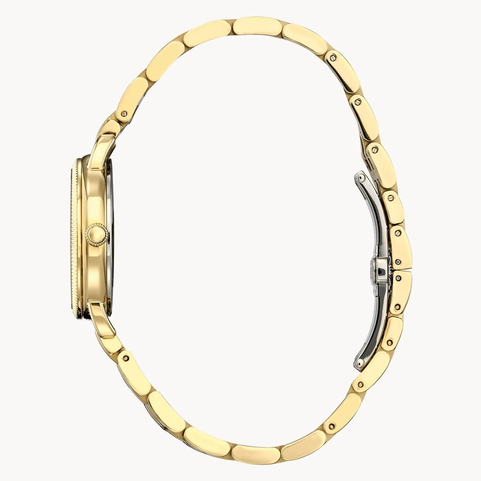 Citizen Eco-Drive Women's Classic Coin Edge Gold tone Watch