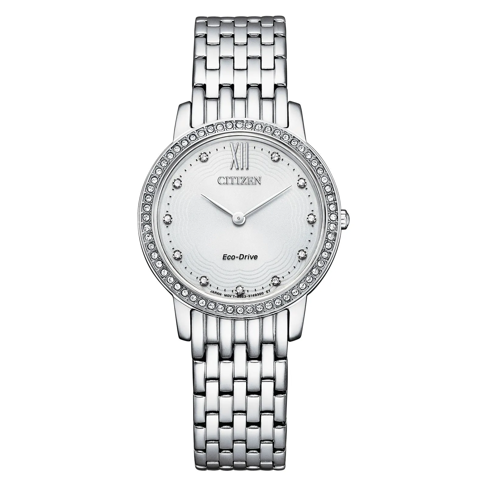 Citizen Women's White Dial Eco-Drive Watch EX1488-56A