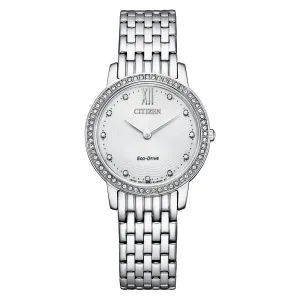 Citizen Women's White Dial Eco-Drive Watch EX1488-56A