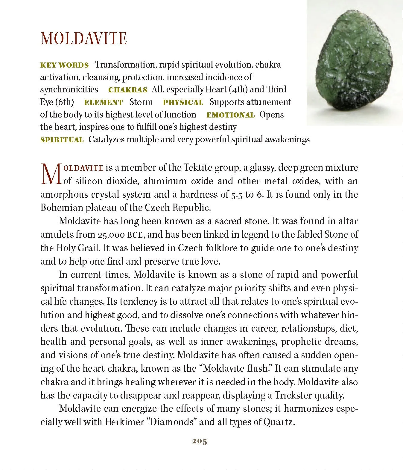 Clear Quartz Mini Magician Stone Pendant w/ Moldavite Blessed & Energized