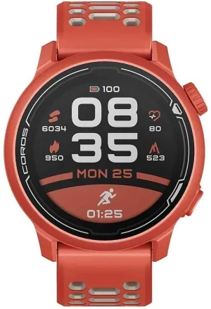 Coros Watch Pace 2 Premium GPS Sport Red D