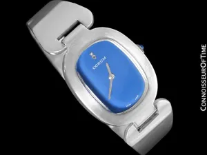 Corum "Love Bond" Ladies Vintage Bangle Bracelet Watch - Sterling Silver