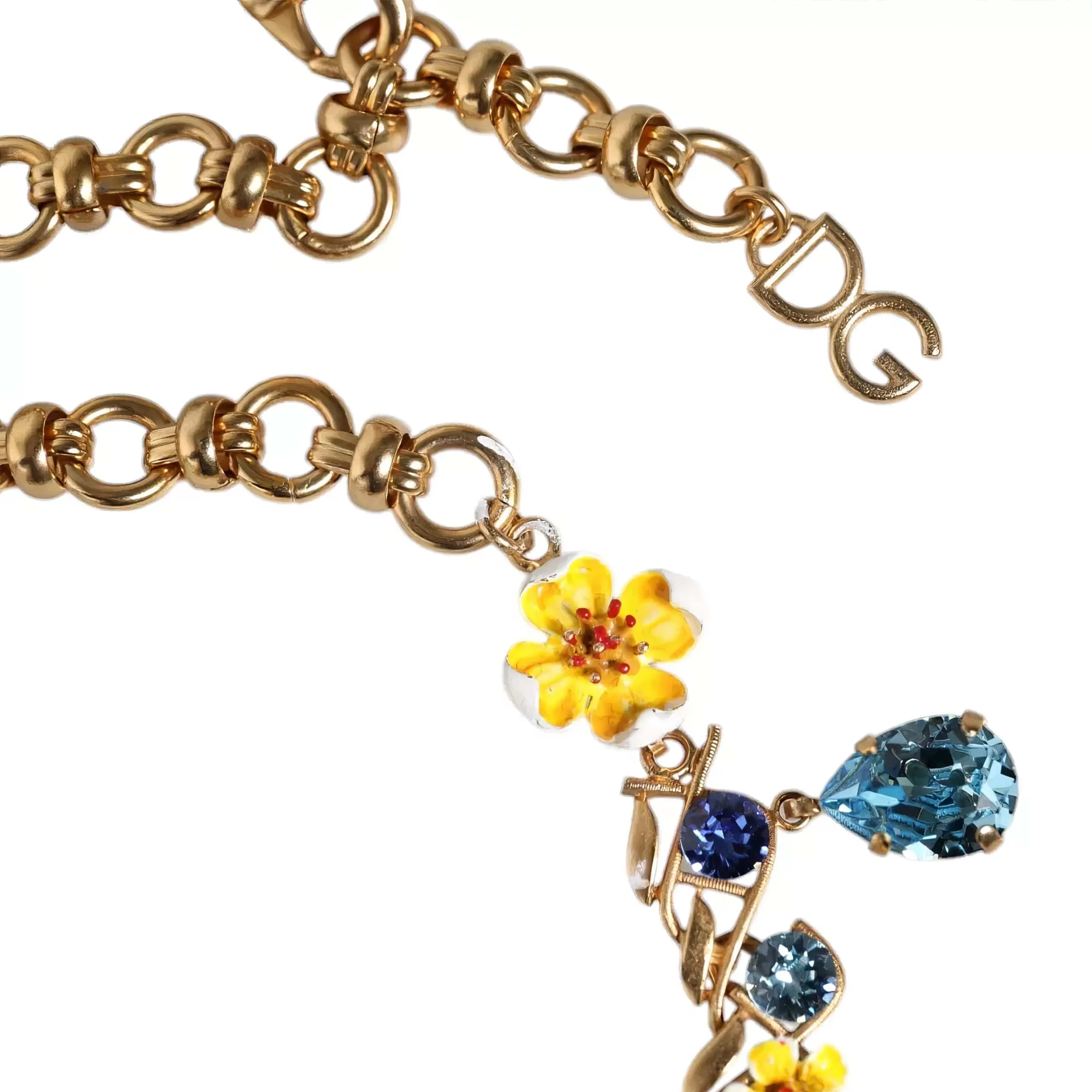 Cross Pendant Necklace With Crystal Embellishments