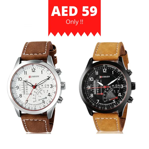 CURREN 8152 Quartz Watches (Buy 1 Get 1)
