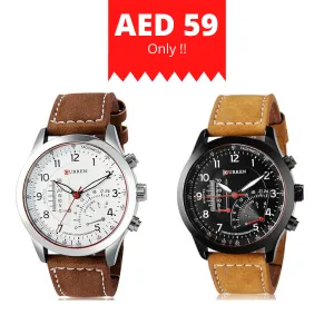 CURREN 8152 Quartz Watches (Buy 1 Get 1)