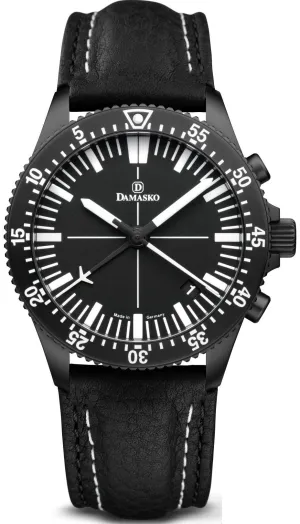 Damasko Watch DC82 Black Leather Pin D