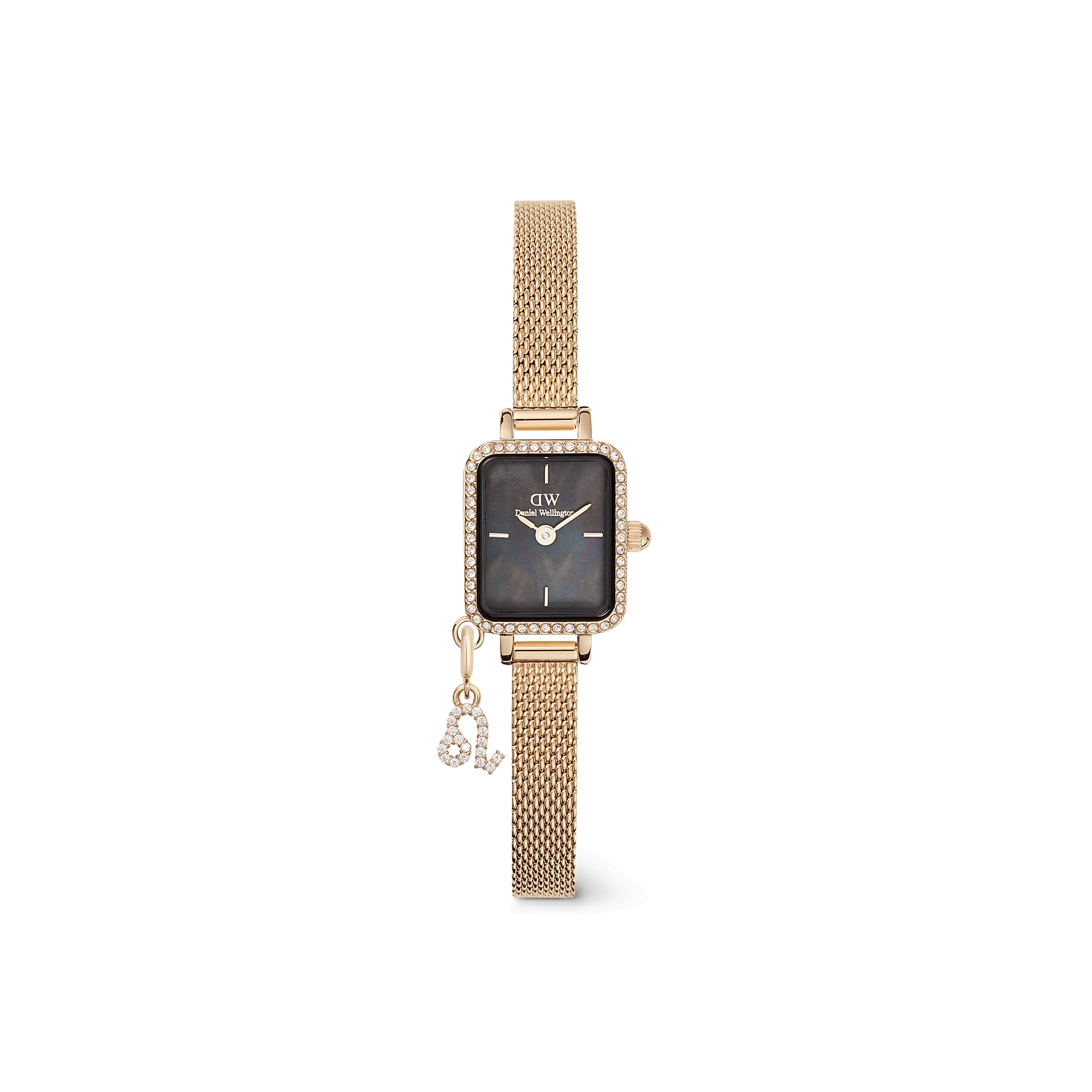 Daniel Wellington Quadro Mini Crystal Zodiac Evergold Watch