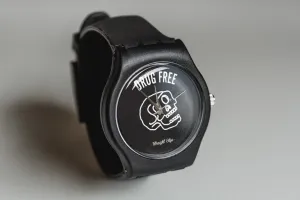 Drug Free Skull Watch
