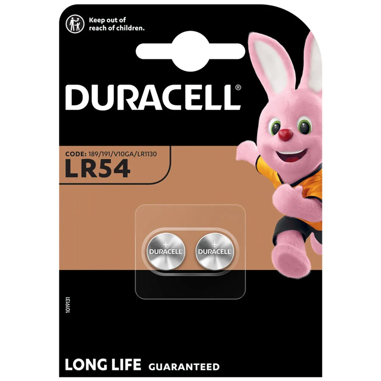 Duracell LR54 Batteries 189 191 V10GA LR1130 (2 Pack)