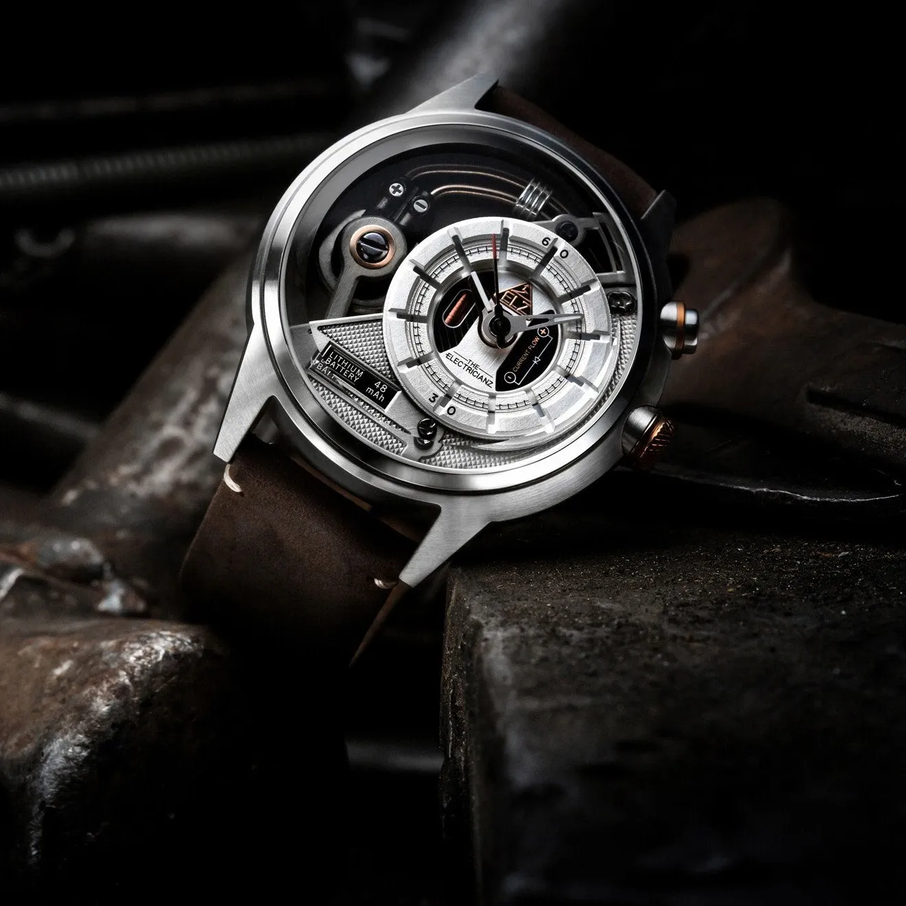 Electricianz Brown Steel Z Watch ZZ-A3C/01