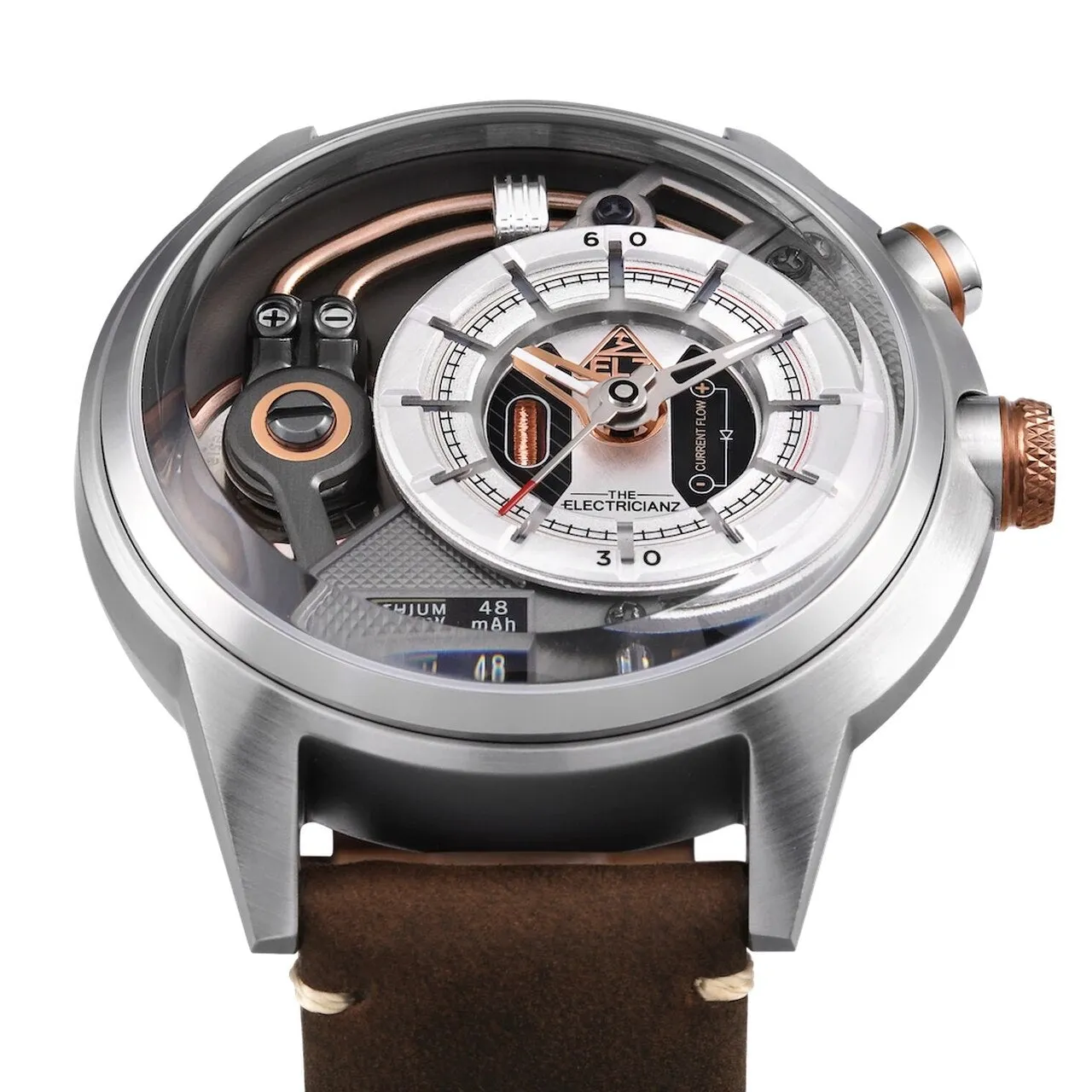 Electricianz Brown Steel Z Watch ZZ-A3C/01