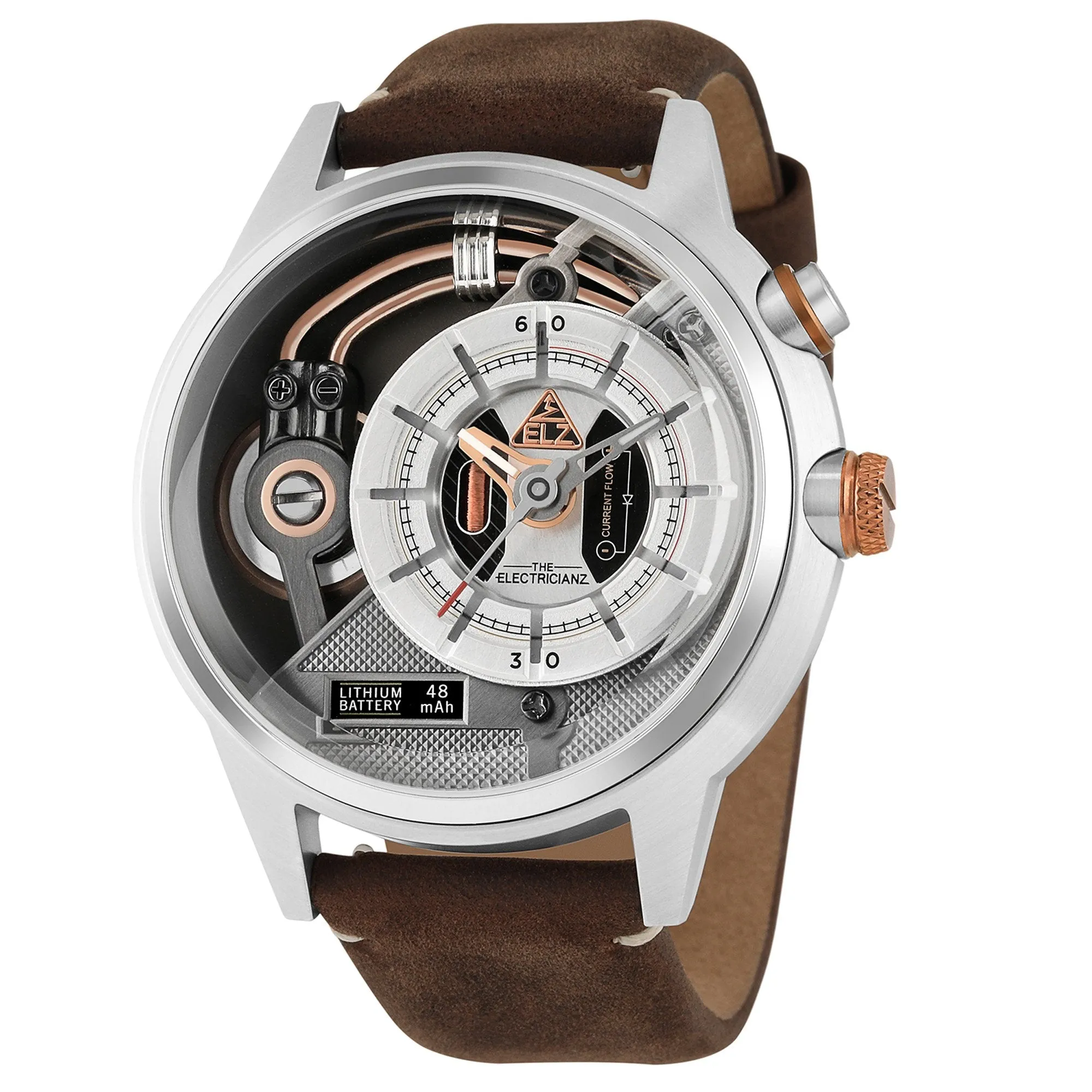 Electricianz Brown Steel Z Watch ZZ-A3C/01