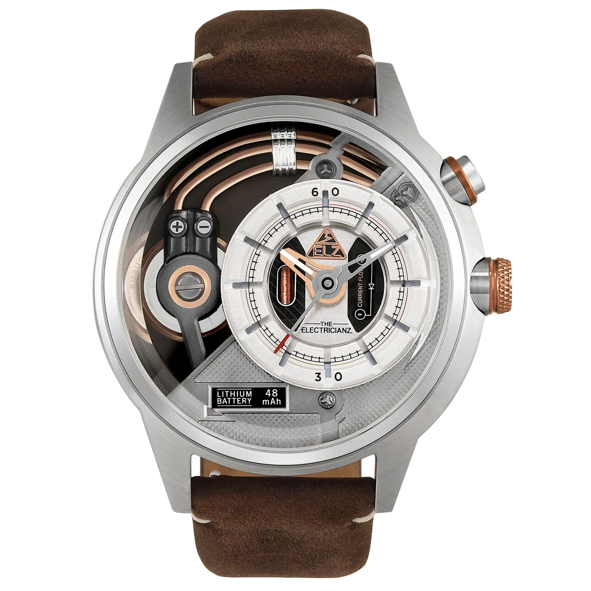 Electricianz Brown Steel Z Watch ZZ-A3C/01
