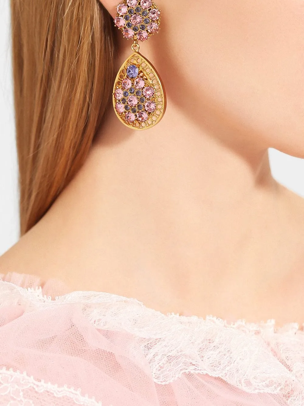 Embellished Clip-On Earrings