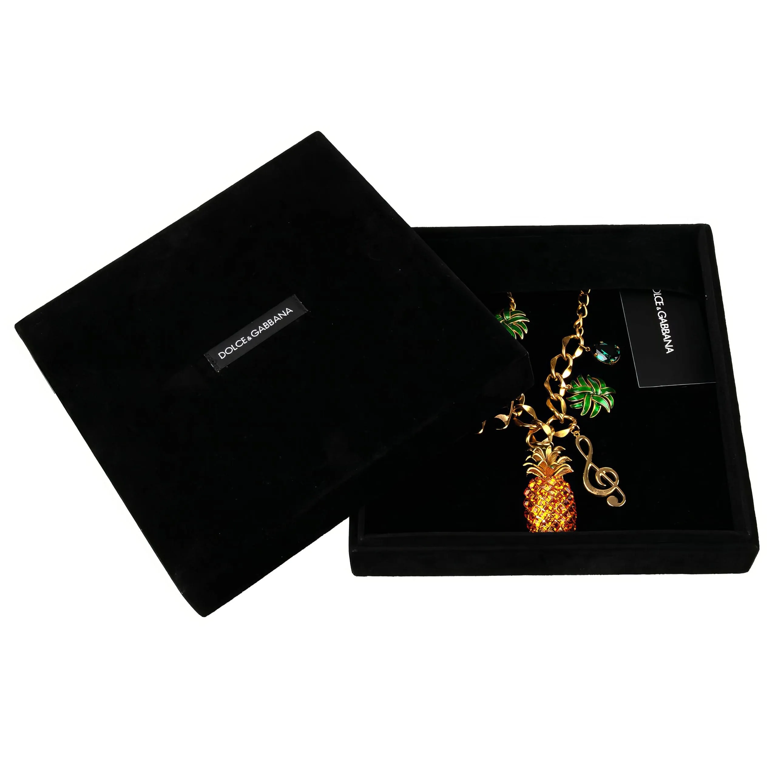Filigree Crystal Pineapple Necklace