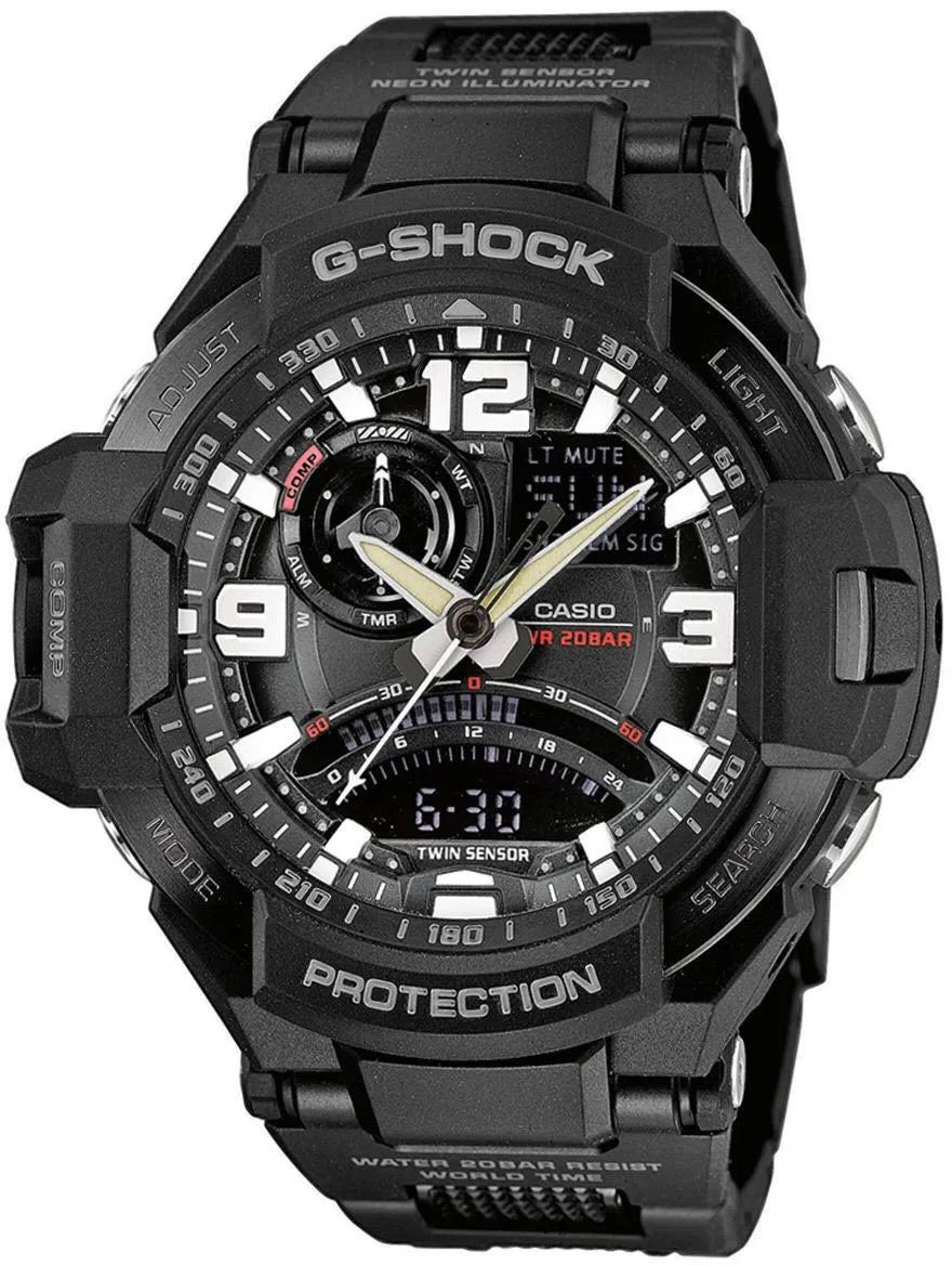G-Shock Watch Premium Aviator Sky Cockpit D