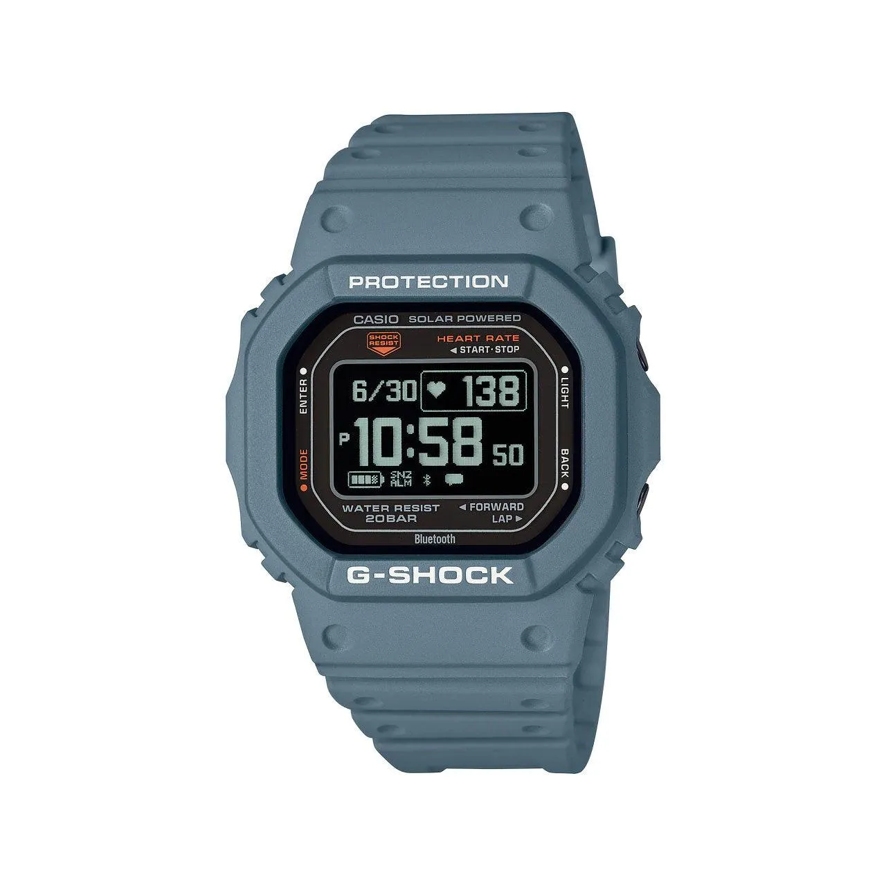 G-Squad - Blue Heart Rate Monitor Watch - DWH5600-2D