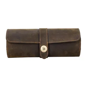 Gabriel Premium Horse Leather 3 Slot Watch Roll