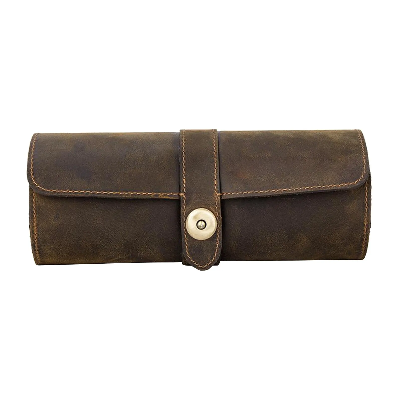 Gabriel Premium Horse Leather 3 Slot Watch Roll