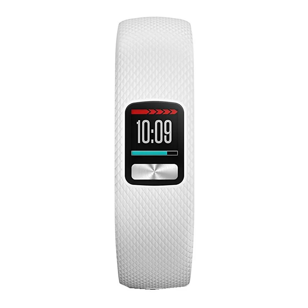 Garmin vivofit 4 Activity Tracker White Band Black Digital Dial Watch - 010-01847-01