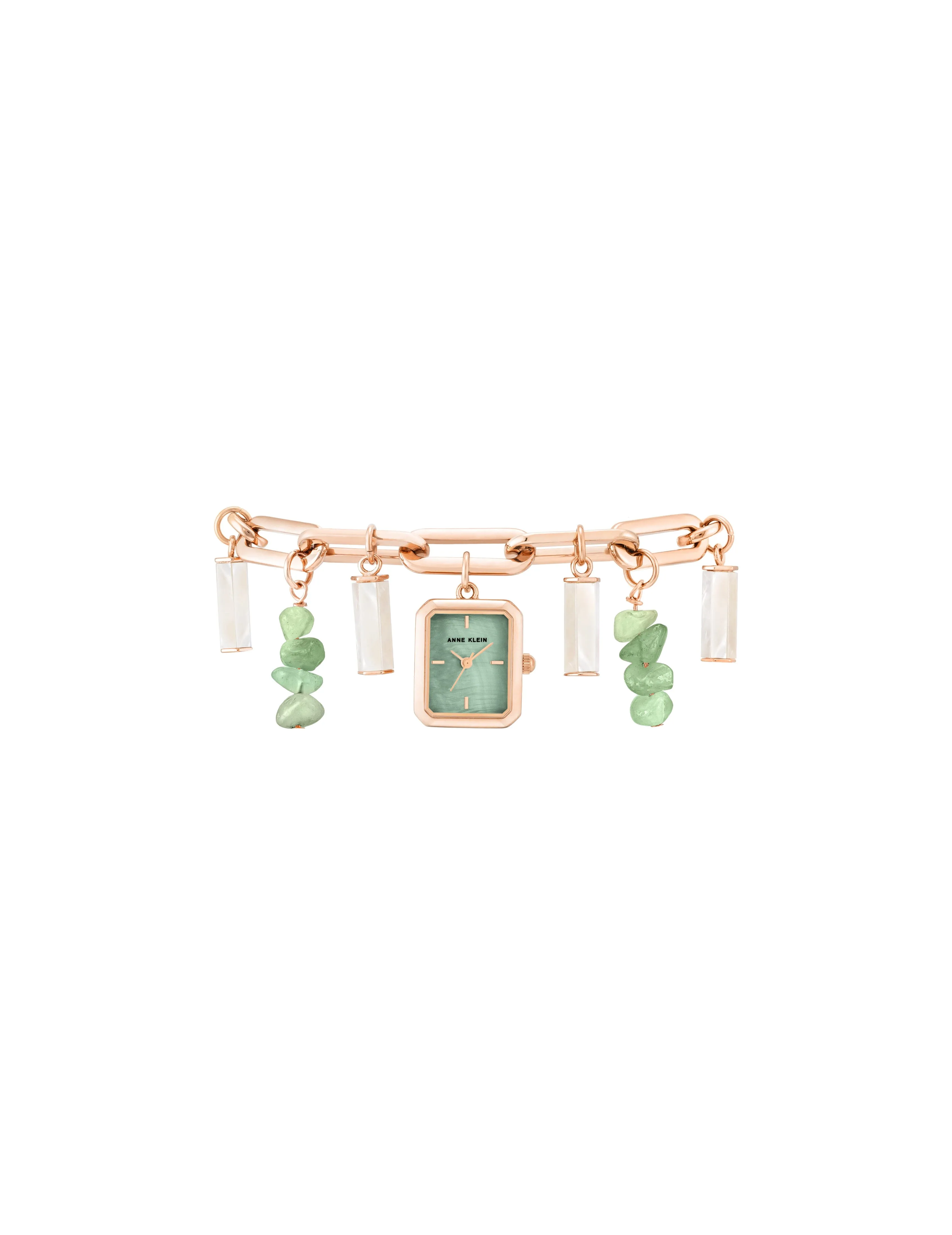 Gemstone Charm Bracelet Watch