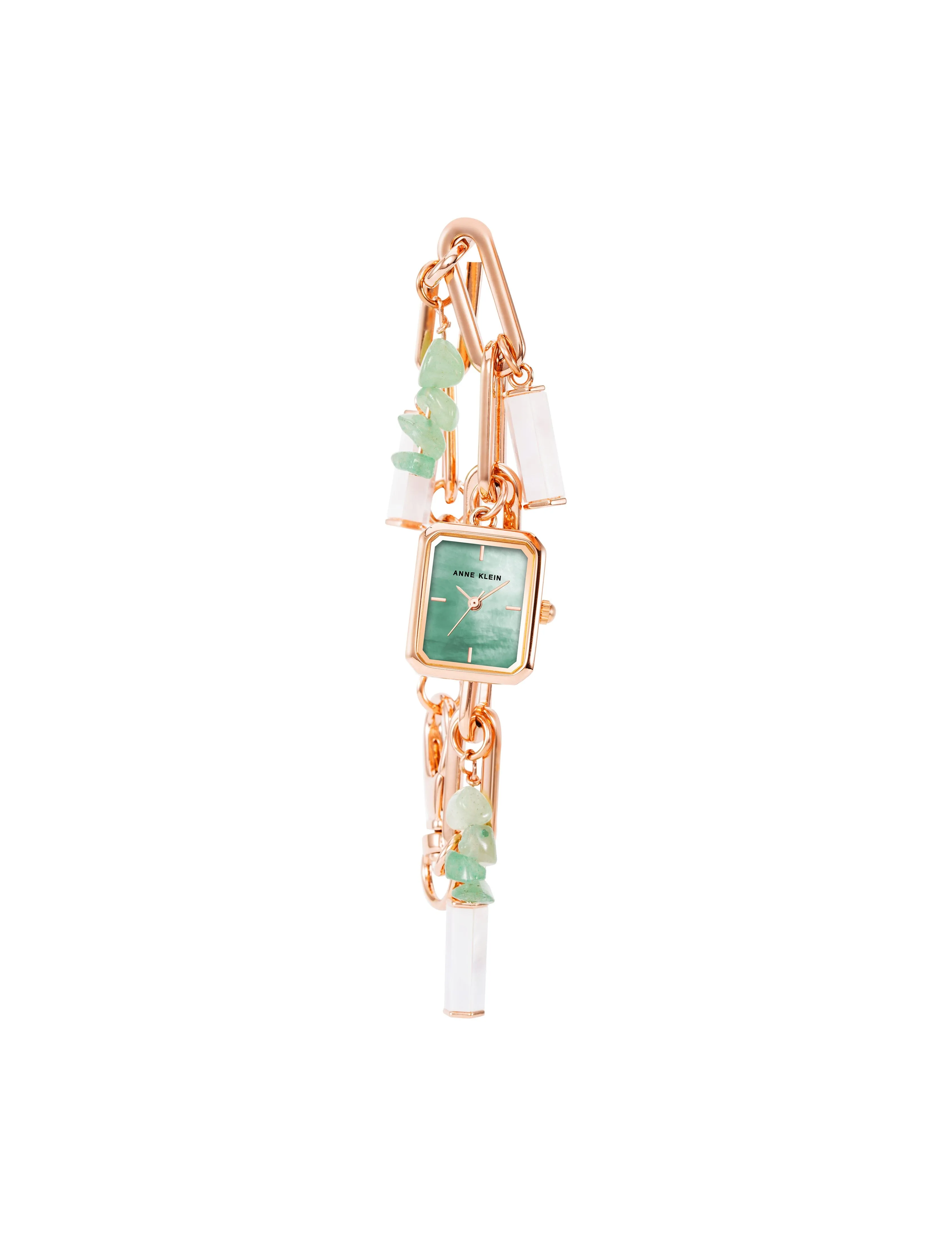 Gemstone Charm Bracelet Watch