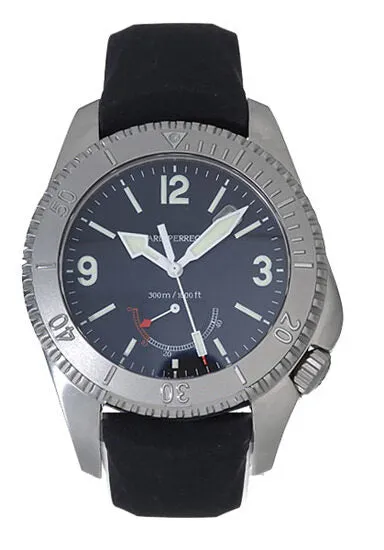 Girard Perregaux Seahawk II Stainless Steel Black Rubber Men's Watch 49900-S0-11-6146