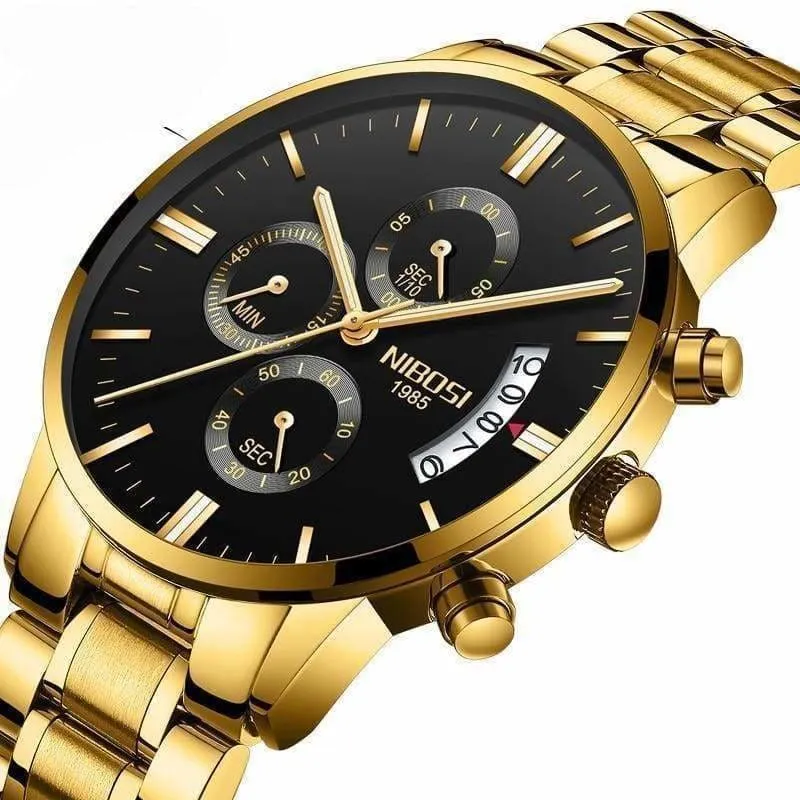 Gold And Black Luxury Sports Watches