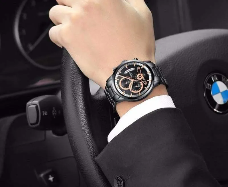 Gold And Black Luxury Sports Watches