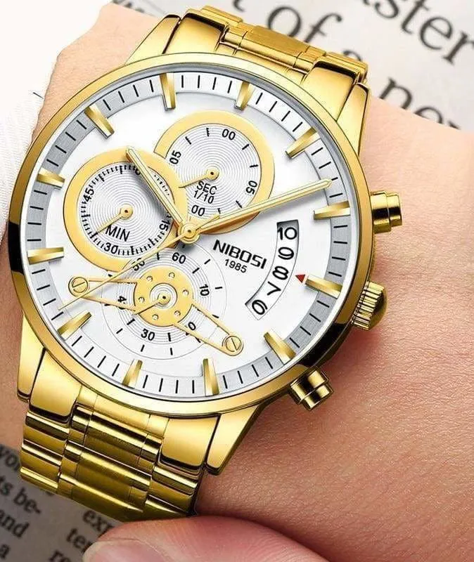 Gold And Black Luxury Sports Watches