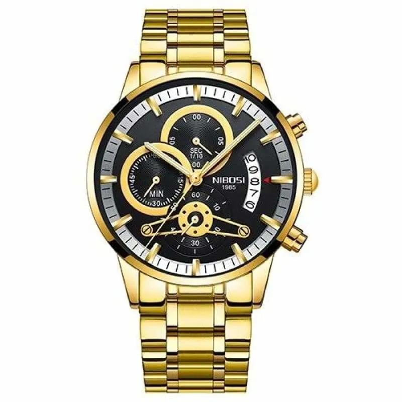 Gold And Black Luxury Sports Watches