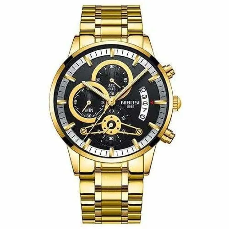 Gold And Black Luxury Sports Watches