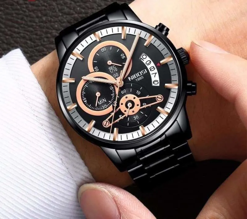 Gold And Black Luxury Sports Watches