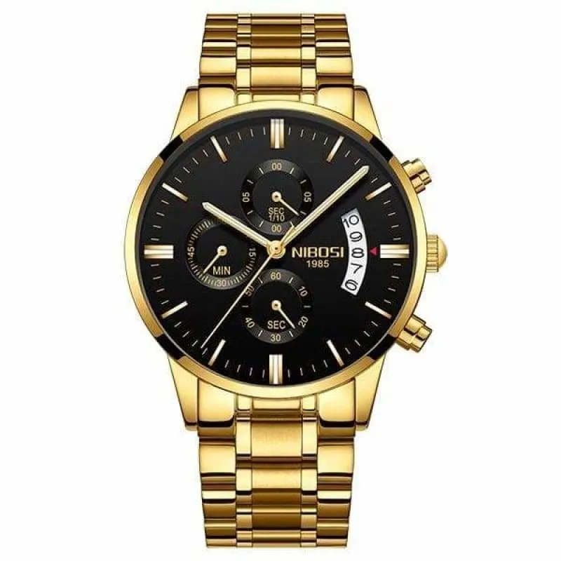 Gold And Black Luxury Sports Watches