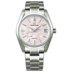Grand Seiko Heritage Collection The Shunbun Spring Cherry Blossom Spring Drive 40mm Pink Dial Titanium Gents Watch SBGA413G