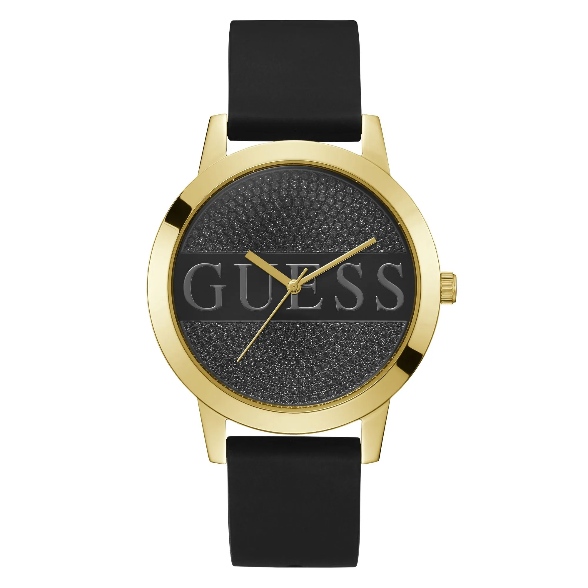 Guess Black Dial Men Analog Watch - U1377G1M