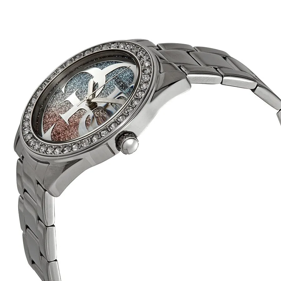 Guess G Twist Quartz Crystal Ladies Watch W1201L1
