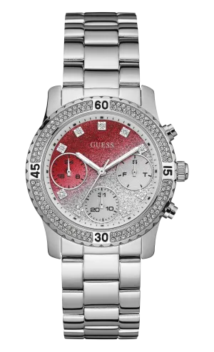 Guess Women Red Dial Analog Watch - W0774L7