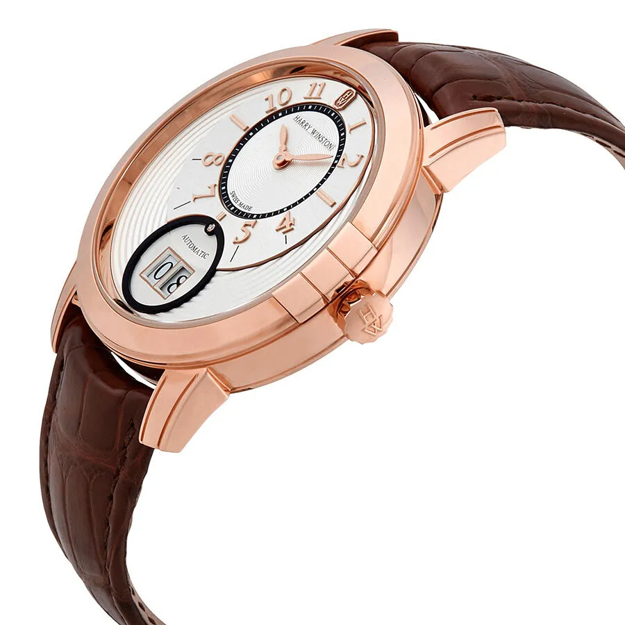 Harry Winston Midnight Silver Dial Automatic Men's Watch MIDABD42RR005